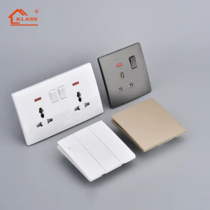 KLASS wenzhou electric home light wall power electrical switches plug uk socket sockets and switches electrical
