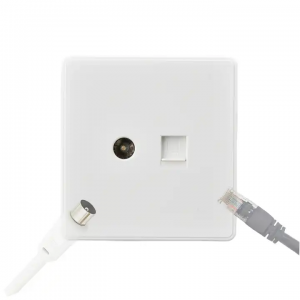 KLASS HOT selling UK standard TV plate RJ45 Computer Telephone Socket Outlet wall socket