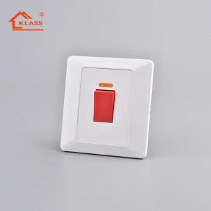 Electrical british standard material wholesales 45A air conditioner power electrical supply switch