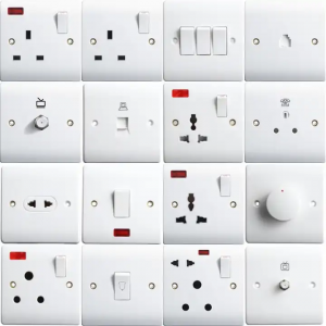 KLASS Bakelite British Range BS UK Standard Wall Switches electrical wall switch light switches and socket