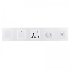 KLASS hot-selling product KJ series 12345 Gang British wall switch, household switch and electrical socket