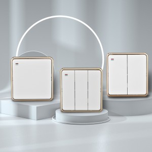 Brushed grey modern universal switches and sockets PC UK 13A wall light switches electrical kitchen wall sockets