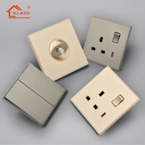 CE Certification Wall Switch Electric Manufacturers –  High End New Design Home Hotel Modern Design Electric Wall Socket Switches – SUNNY ELECTRICAL