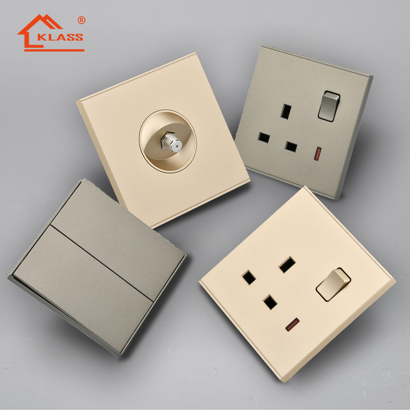 Famous Best Lamp Dimmer Manufacturer –  High End New Design Home Hotel Modern Design Electric Wall Socket Switches – SUNNY ELECTRICAL