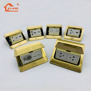 US pop up floor socket,Stainless steel/aluminum/copper alloy waterproof Pop up floor socket