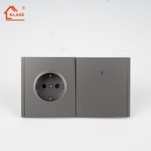 Custom EU Function Outlet Wall Light Switch Eur...