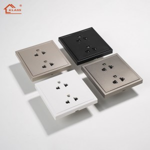 High Quality 86 Type Double Thailand Socket 13A 250V Wall Light Switches with USB Type C Port Panel for Home Electric Power