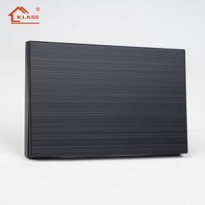 KLASS 1/2/3/4 Gang 2 Way 16A 110-250V Stainless Steel Wall Light Switches Toggle Panel for House