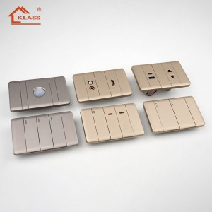 Premium KD10 Piano Rocker Switch Modern Skin Feel Electrical Switch CE Certified Flat Panel Switch Socket for Hotel