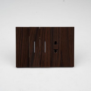 118 Type Double Pole Socket US Standard Marble Texture Bronze Ball Toggle KLASS Luxury Residential Villa Design Sourcing