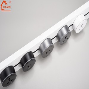 New Detachable and Movable Wall Power Track Soc...