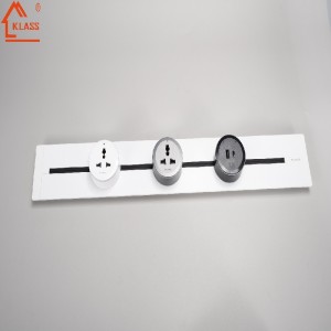 New Detachable and Movable Wall Power Track Soc...