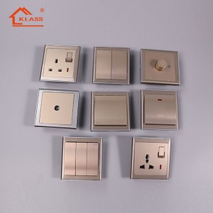 Buy Discount Wallplate Quotes –  KD3 Stainless Panel Series 16a British Standard Lighting Wall Switch Sockets – SUNNY ELECTRICAL