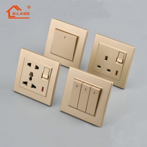 Famous Best Socket Panel Manufacturers –  New Designed common mechanical electric light wall switch and socket – SUNNY ELECTRICAL