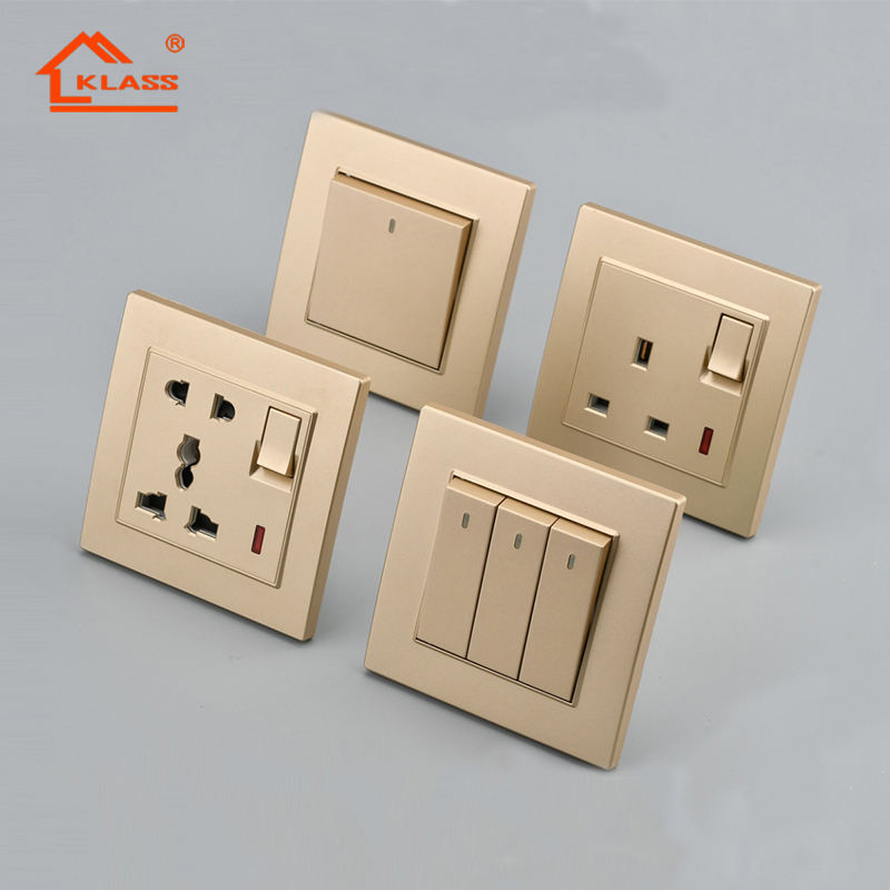 New Designed common mechanical electric light wall switch and socket