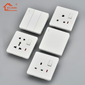 China wholesale Push Button Light Switch Pricelist –  Saudi Arabia Iraq Yemen hot sell KC1 KC2 KC3 Colors design 16A wall switch socket with SASO certification – SUNNY ELECTRICAL