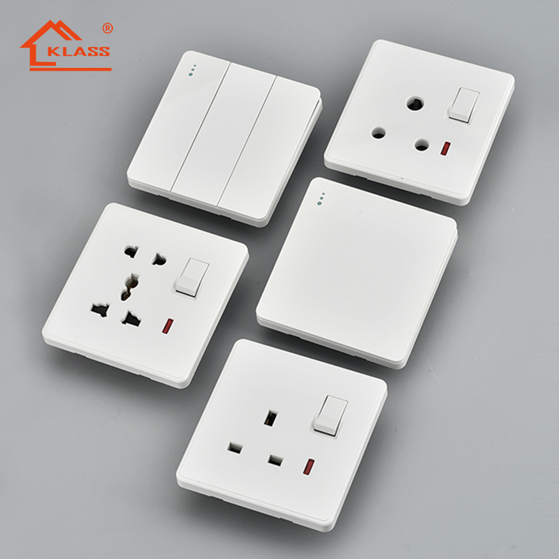 China wholesale Electric Window Switch Factories –  Saudi Arabia Iraq Yemen hot sell KC1 KC2 KC3 Colors design 16A wall switch socket with SASO certification – SUNNY ELECTRICAL