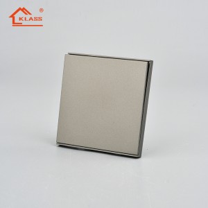 home electrical 220v-250v wholesale price high quality Gray color Uk wall light switches and sockets