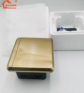 Ground Push Stainless Steel Power Floor box socket